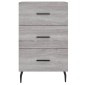 vidaXL Κομοδίνο Γκρι Sonoma 40 x 40 x 66 εκ. από Επεξεργασμένο Ξύλο