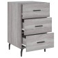 vidaXL Κομοδίνο Γκρι Sonoma 40 x 40 x 66 εκ. από Επεξεργασμένο Ξύλο