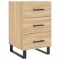 vidaXL Κομοδίνο Sonoma Δρυς 40 x 40 x 66 εκ. από Επεξεργασμένο Ξύλο