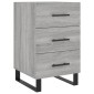 vidaXL Κομοδίνο Γκρι Sonoma 40 x 40 x 66 εκ. από Επεξεργασμένο Ξύλο