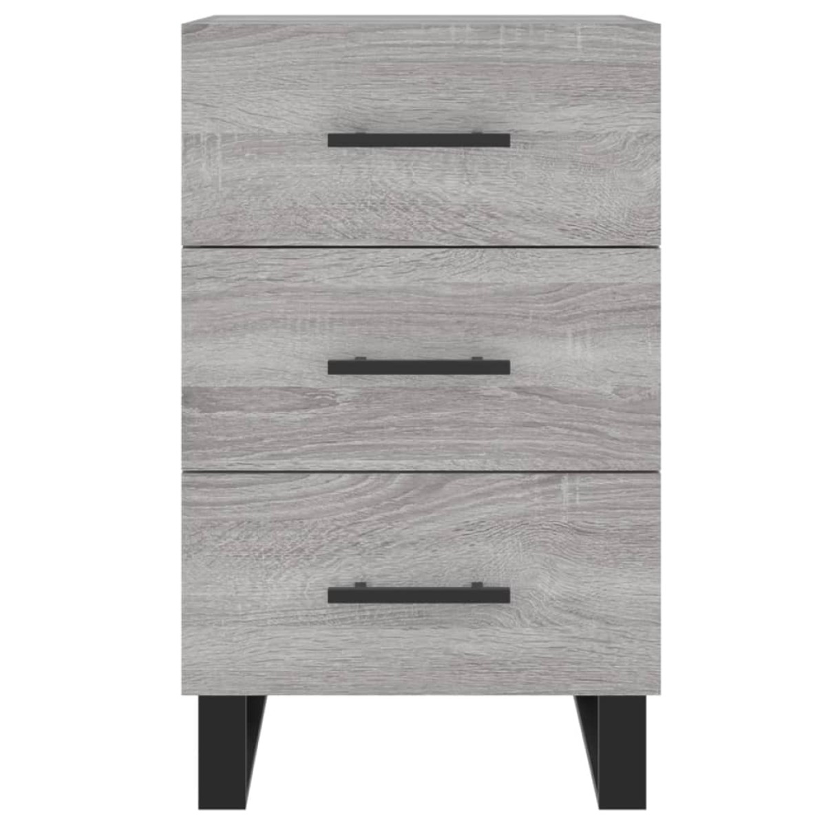 vidaXL Κομοδίνο Γκρι Sonoma 40 x 40 x 66 εκ. από Επεξεργασμένο Ξύλο