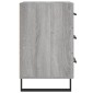 vidaXL Κομοδίνο Γκρι Sonoma 40 x 40 x 66 εκ. από Επεξεργασμένο Ξύλο