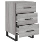 vidaXL Κομοδίνο Γκρι Sonoma 40 x 40 x 66 εκ. από Επεξεργασμένο Ξύλο