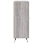 vidaXL Ντουλάπι Γκρι Sonoma 69,5 x 34 x 90 εκ. από Επεξεργασμένο Ξύλο