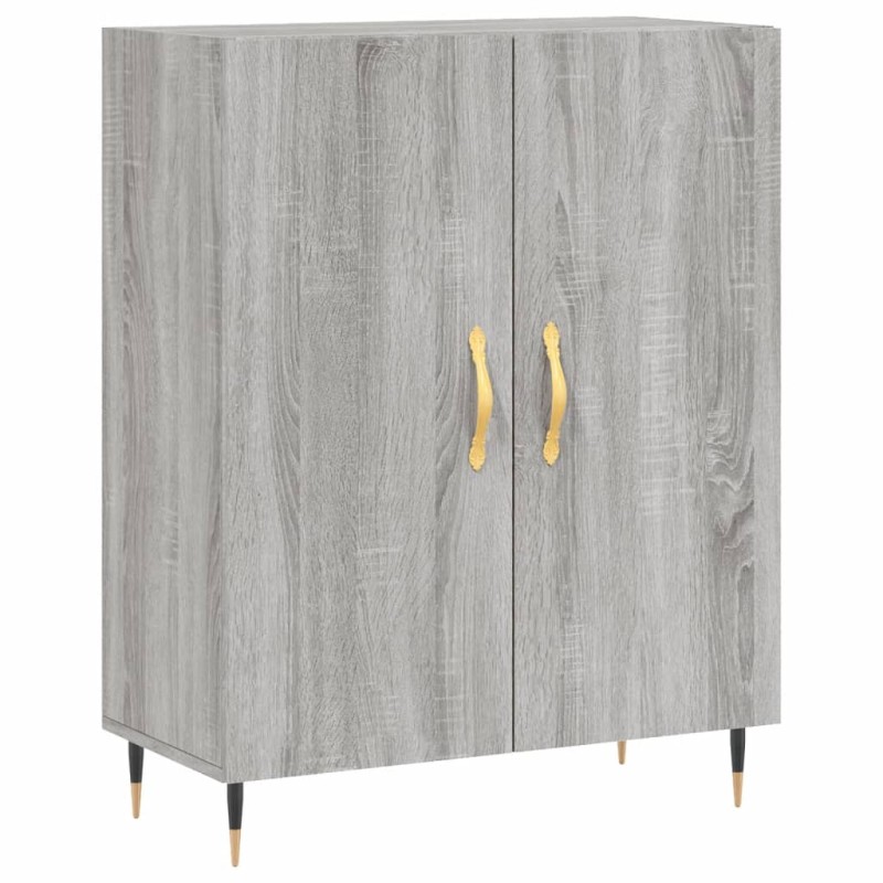 vidaXL Ντουλάπι Γκρι Sonoma 69,5 x 34 x 90 εκ. από Επεξεργασμένο Ξύλο
