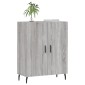 vidaXL Ντουλάπι Γκρι Sonoma 69,5 x 34 x 90 εκ. από Επεξεργασμένο Ξύλο