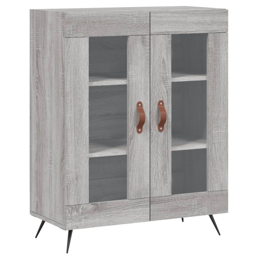 vidaXL Ντουλάπι Γκρι Sonoma 69,5 x 34 x 90 εκ. από Επεξεργασμένο Ξύλο