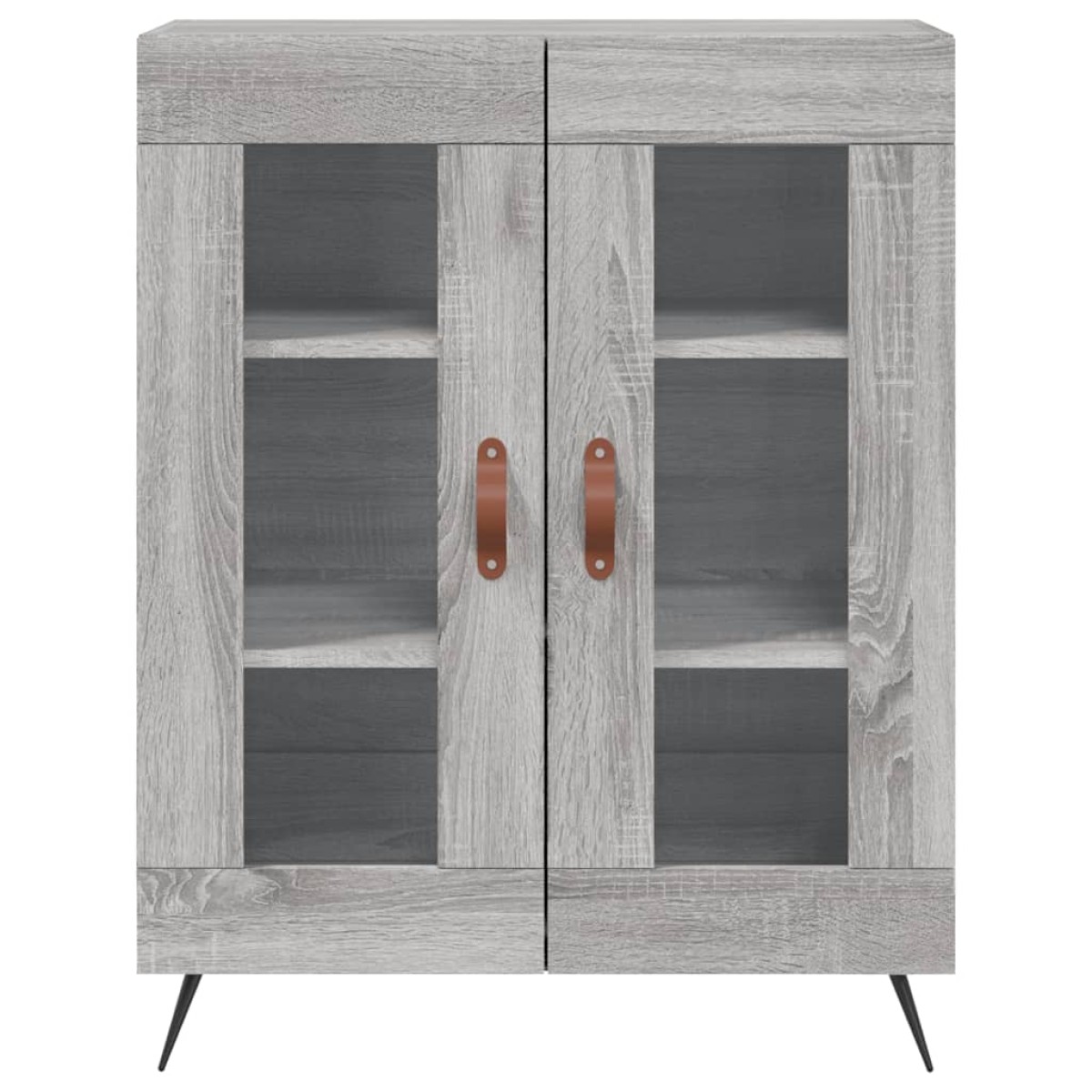 vidaXL Ντουλάπι Γκρι Sonoma 69,5 x 34 x 90 εκ. από Επεξεργασμένο Ξύλο