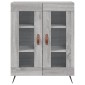 vidaXL Ντουλάπι Γκρι Sonoma 69,5 x 34 x 90 εκ. από Επεξεργασμένο Ξύλο
