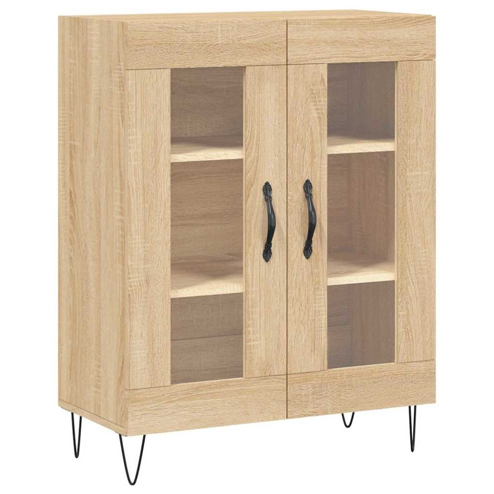vidaXL Ντουλάπι Sonoma Δρυς 69,5 x 34 x 90 εκ. από Επεξεργασμένο Ξύλο