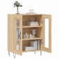 vidaXL Ντουλάπι Sonoma Δρυς 69,5 x 34 x 90 εκ. από Επεξεργασμένο Ξύλο