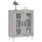 vidaXL Ντουλάπι Γκρι Sonoma 69,5 x 34 x 90 εκ. από Επεξεργασμένο Ξύλο