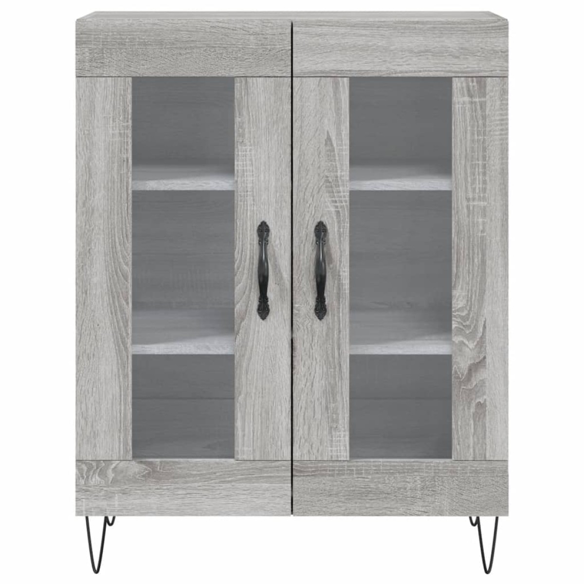 vidaXL Ντουλάπι Γκρι Sonoma 69,5 x 34 x 90 εκ. από Επεξεργασμένο Ξύλο