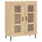 vidaXL Ντουλάπι Sonoma Δρυς 69,5 x 34 x 90 εκ. από Επεξεργασμένο Ξύλο