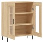 vidaXL Ντουλάπι Sonoma Δρυς 69,5 x 34 x 90 εκ. από Επεξεργασμένο Ξύλο