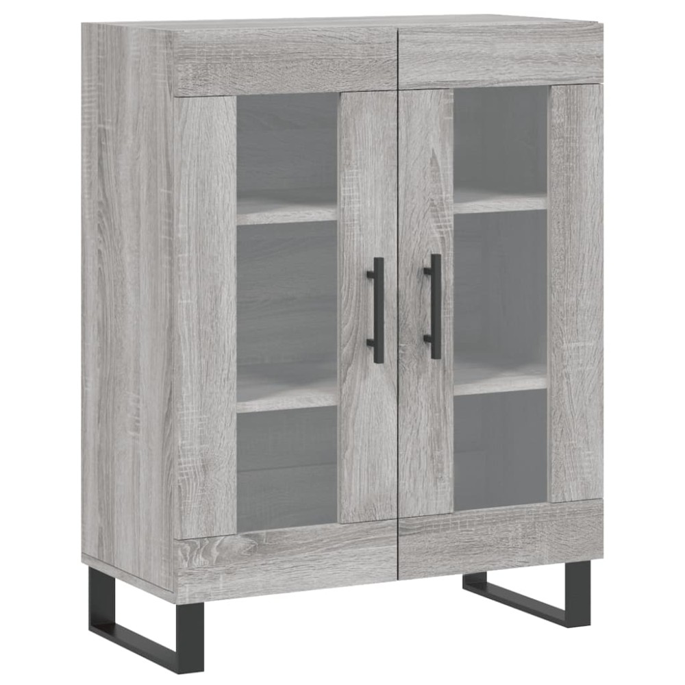 vidaXL Ντουλάπι Γκρι Sonoma 69,5 x 34 x 90 εκ. από Επεξεργασμένο Ξύλο