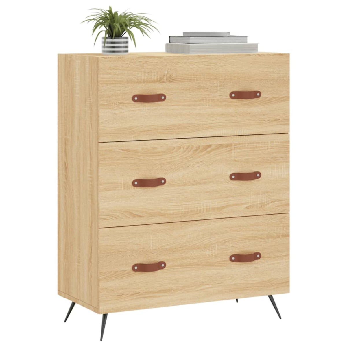 vidaXL Συρταριέρα Sonoma Δρυς 69,5 x 34 x 90 εκ. από Επεξεργ. Ξύλο