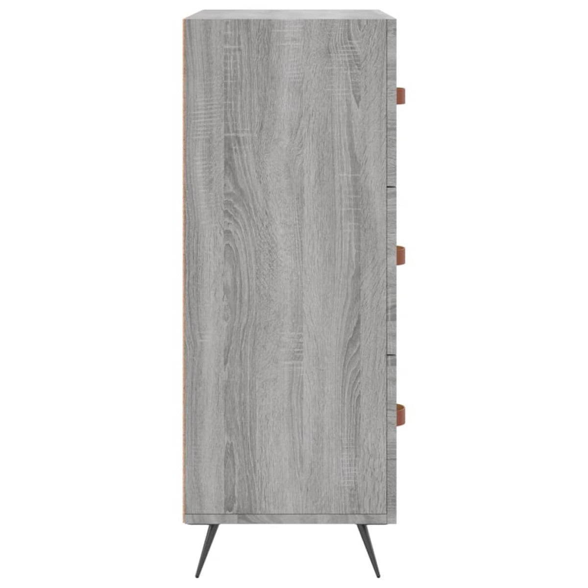 vidaXL Συρταριέρα Γκρι Sonoma 69,5 x 34 x 90 εκ. από Επεξεργ. Ξύλο