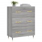 vidaXL Ντουλάπι Γκρι Sonoma 69,5 x 34 x 90 εκ. από Επεξεργασμένο Ξύλο