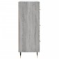 vidaXL Ντουλάπι Γκρι Sonoma 69,5 x 34 x 90 εκ. από Επεξεργασμένο Ξύλο
