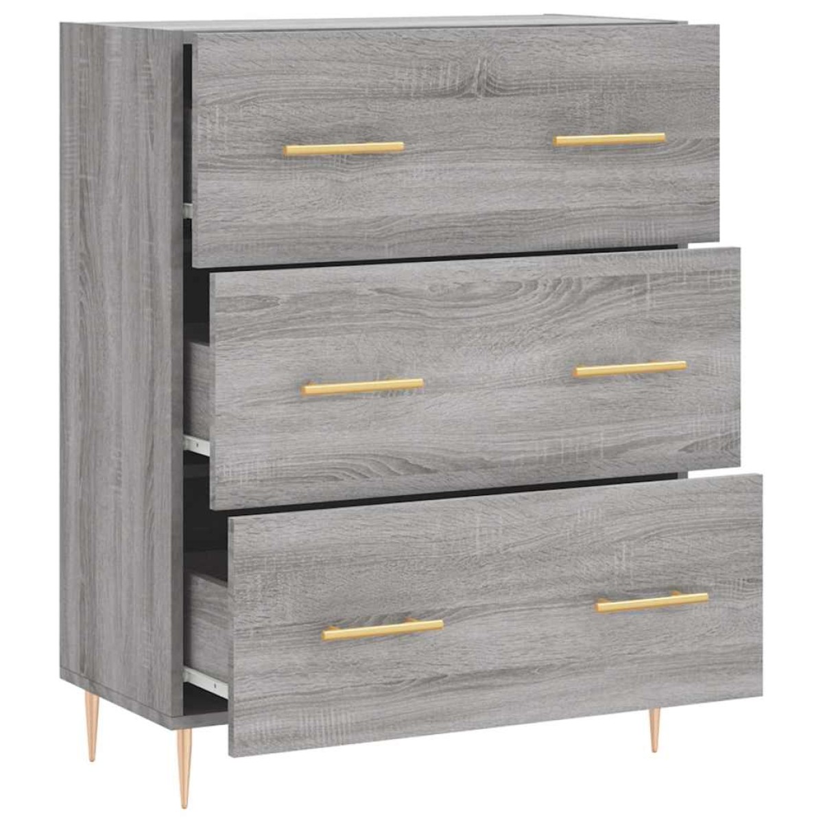 vidaXL Ντουλάπι Γκρι Sonoma 69,5 x 34 x 90 εκ. από Επεξεργασμένο Ξύλο