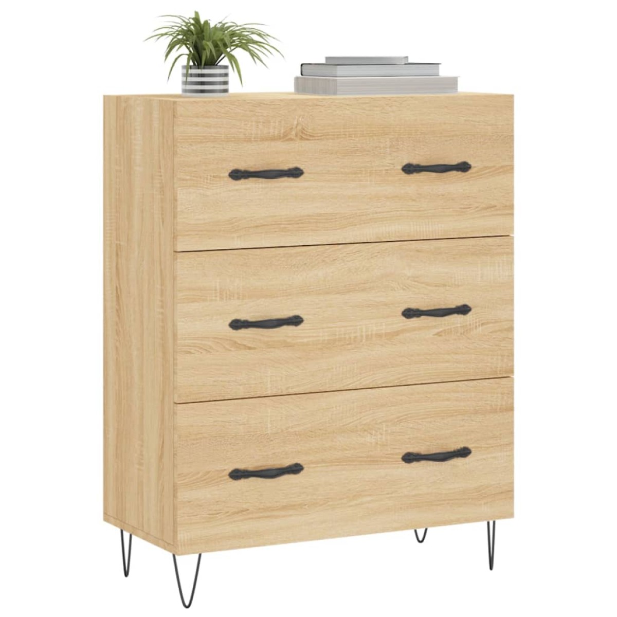 vidaXL Ντουλάπι Sonoma Δρυς 69,5 x 34 x 90 εκ. από Επεξεργασμένο Ξύλο