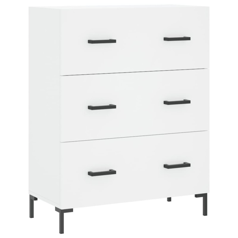 vidaXL Ντουλάπι Λευκό 69,5 x 34 x 90 εκ. από Επεξεργασμένο Ξύλο