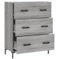 vidaXL Ντουλάπι Γκρι Sonoma 69,5 x 34 x 90 εκ. από Επεξεργασμένο Ξύλο
