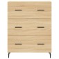 vidaXL Ντουλάπι Sonoma Δρυς 69,5 x 34 x 90 εκ. από Επεξεργασμένο Ξύλο