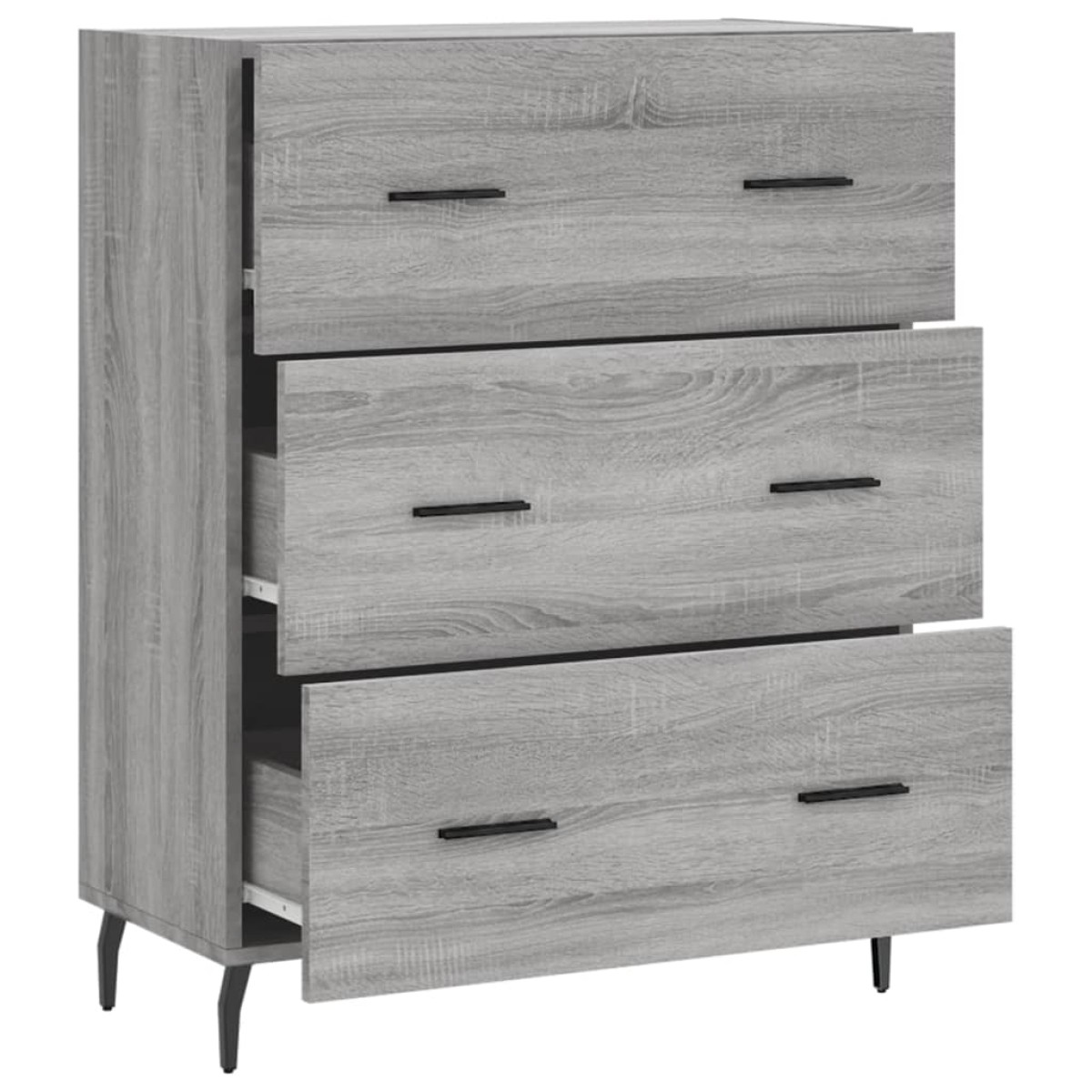 vidaXL Ντουλάπι Γκρι Sonoma 69,5 x 34 x 90 εκ. από Επεξεργασμένο Ξύλο