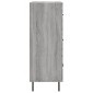 vidaXL Ντουλάπι Γκρι Sonoma 69,5 x 34 x 90 εκ. από Επεξεργασμένο Ξύλο