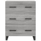 vidaXL Ντουλάπι Γκρι Sonoma 69,5 x 34 x 90 εκ. από Επεξεργασμένο Ξύλο