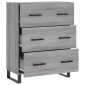vidaXL Ντουλάπι Γκρι Sonoma 69,5 x 34 x 90 εκ. από Επεξεργασμένο Ξύλο