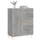 vidaXL Ντουλάπι Γκρι Sonoma 69,5 x 34 x 90 εκ. από Επεξεργασμένο Ξύλο
