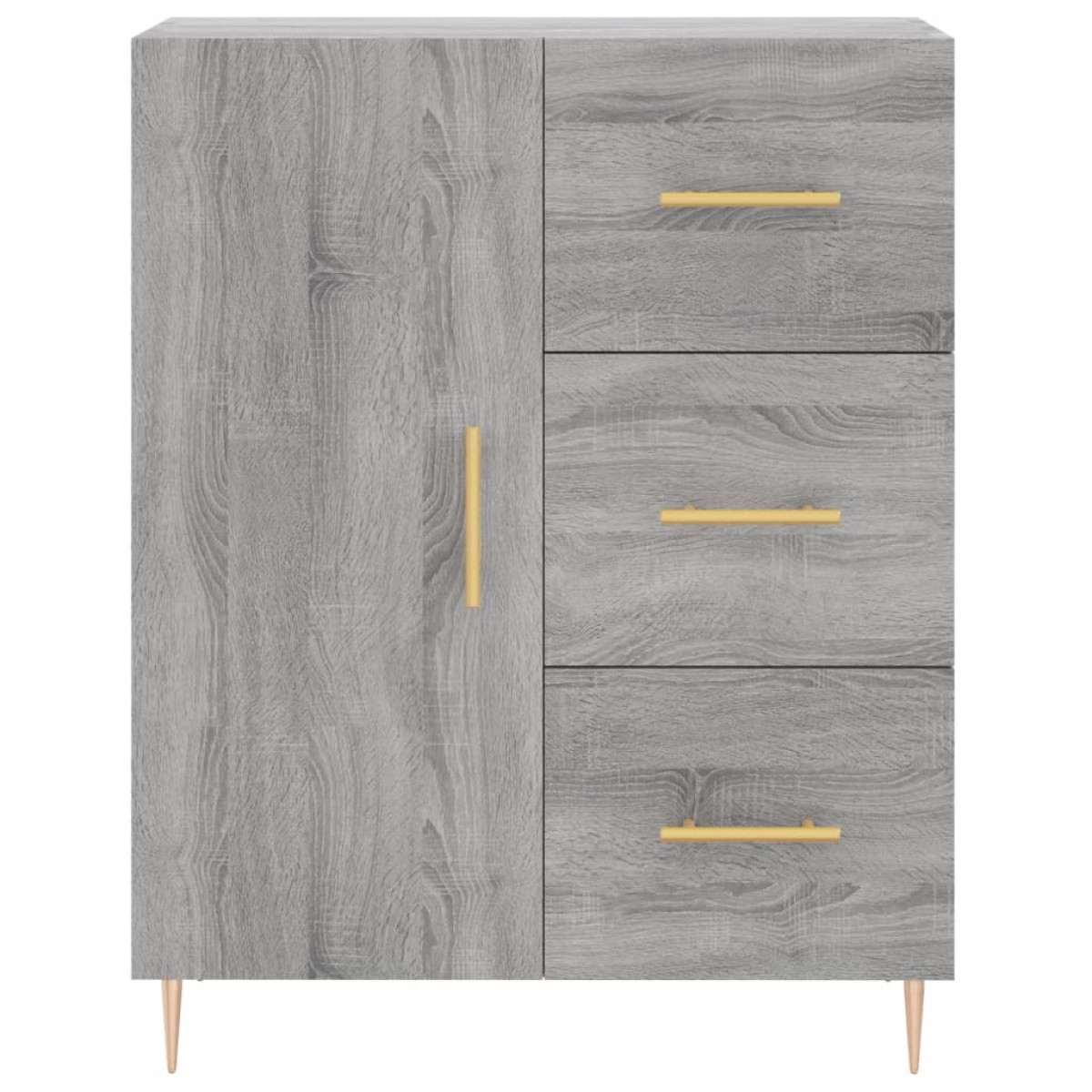 vidaXL Ντουλάπι Γκρι Sonoma 69,5 x 34 x 90 εκ. από Επεξεργασμένο Ξύλο