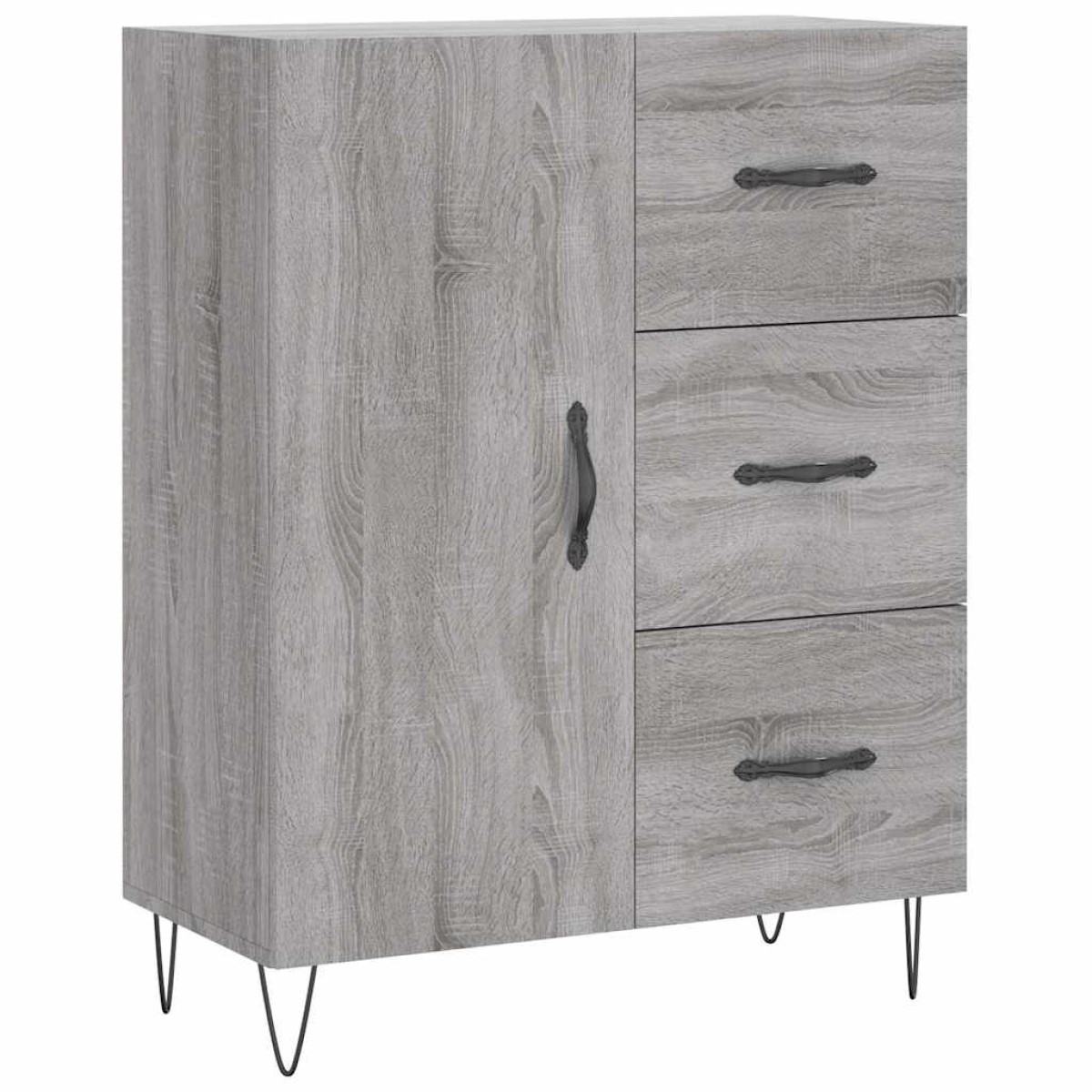 vidaXL Ντουλάπι Γκρι Sonoma 69,5 x 34 x 90 εκ. από Επεξεργασμένο Ξύλο