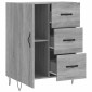 vidaXL Ντουλάπι Γκρι Sonoma 69,5 x 34 x 90 εκ. από Επεξεργασμένο Ξύλο