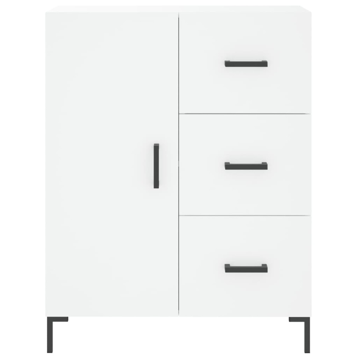 vidaXL Ντουλάπι Λευκό 69,5 x 34 x 90 εκ. από Επεξεργασμένο Ξύλο