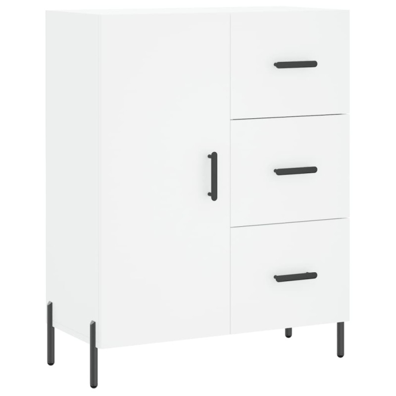 vidaXL Ντουλάπι Λευκό 69,5 x 34 x 90 εκ. από Επεξεργασμένο Ξύλο