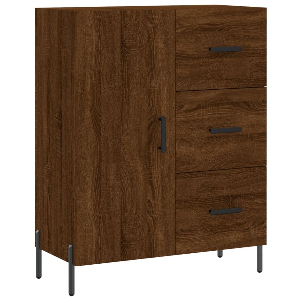 vidaXL Ντουλάπι Καφέ Δρυς 69,5 x 34 x 90 εκ. Επεξεργασμένο Ξύλο