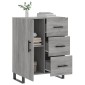 vidaXL Ντουλάπι Γκρι Sonoma 69,5 x 34 x 90 εκ. από Επεξεργασμένο Ξύλο
