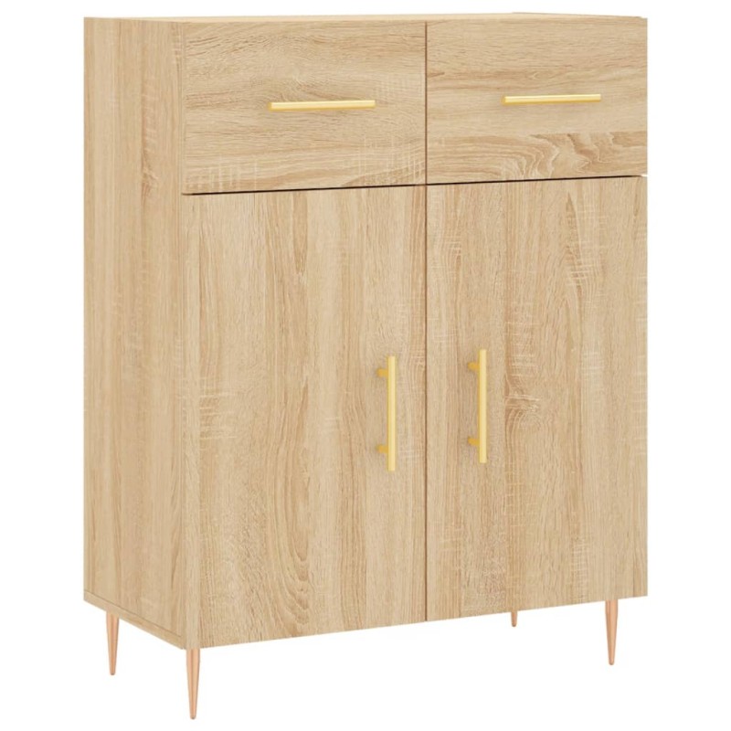 vidaXL Ντουλάπι Sonoma Δρυς 69,5 x 34 x 90 εκ. από Επεξεργασμένο Ξύλο