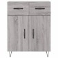 vidaXL Ντουλάπι Γκρι Sonoma 69,5 x 34 x 90 εκ. από Επεξεργασμένο Ξύλο
