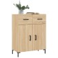 vidaXL Ντουλάπι Sonoma Δρυς 69,5 x 34 x 90 εκ. από Επεξεργασμένο Ξύλο