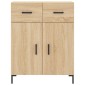 vidaXL Ντουλάπι Sonoma Δρυς 69,5 x 34 x 90 εκ. από Επεξεργασμένο Ξύλο