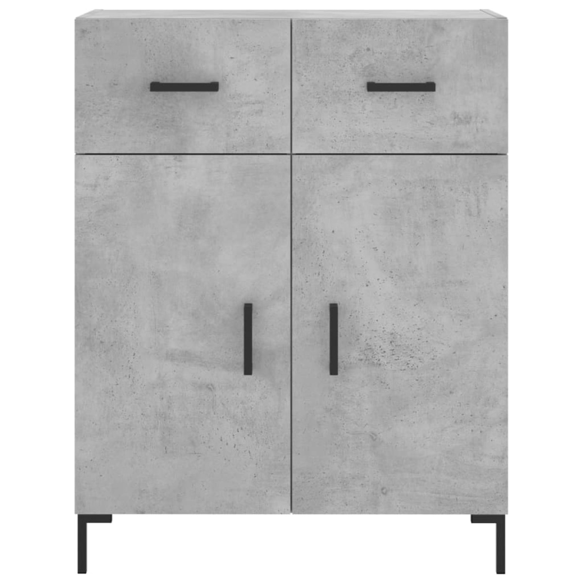 vidaXL Ντουλάπι Γκρι Σκυροδέματος 69,5x34x90 εκ. Επεξεργασμένο Ξύλο