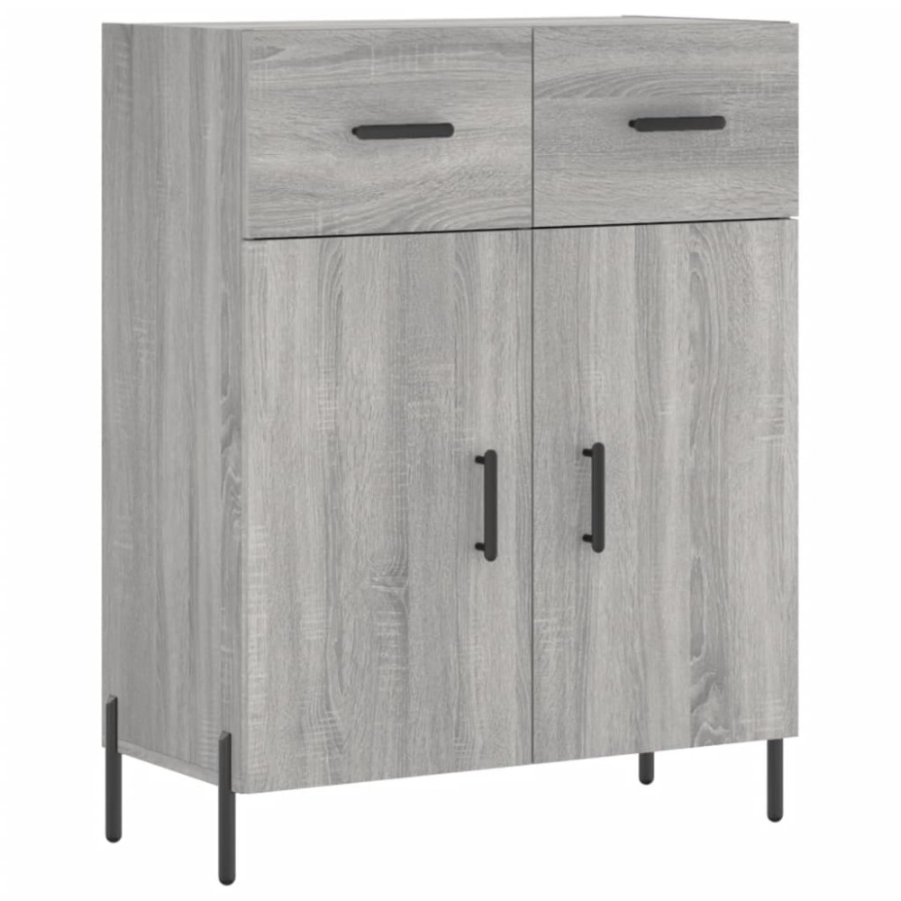 vidaXL Ντουλάπι Γκρι Sonoma 69,5 x 34 x 90 εκ. από Επεξεργασμένο Ξύλο