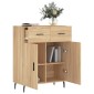 vidaXL Ντουλάπι Sonoma Δρυς 69,5 x 34 x 90 εκ. από Επεξεργασμένο Ξύλο