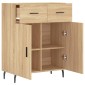 vidaXL Ντουλάπι Sonoma Δρυς 69,5 x 34 x 90 εκ. από Επεξεργασμένο Ξύλο