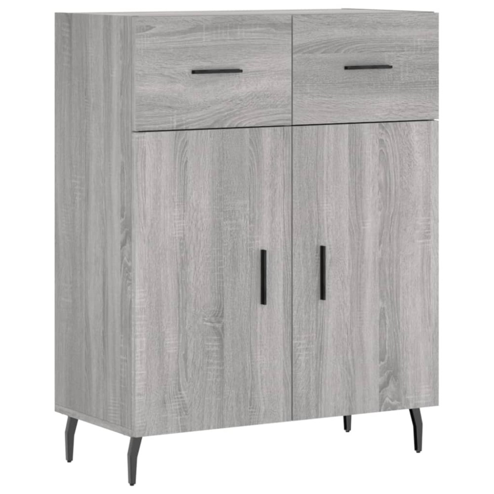 vidaXL Ντουλάπι Γκρι Sonoma 69,5 x 34 x 90 εκ. από Επεξεργασμένο Ξύλο